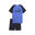 Tricou copii set tricou și șort Essentials No. 1 Logo Poly, albastru și negru