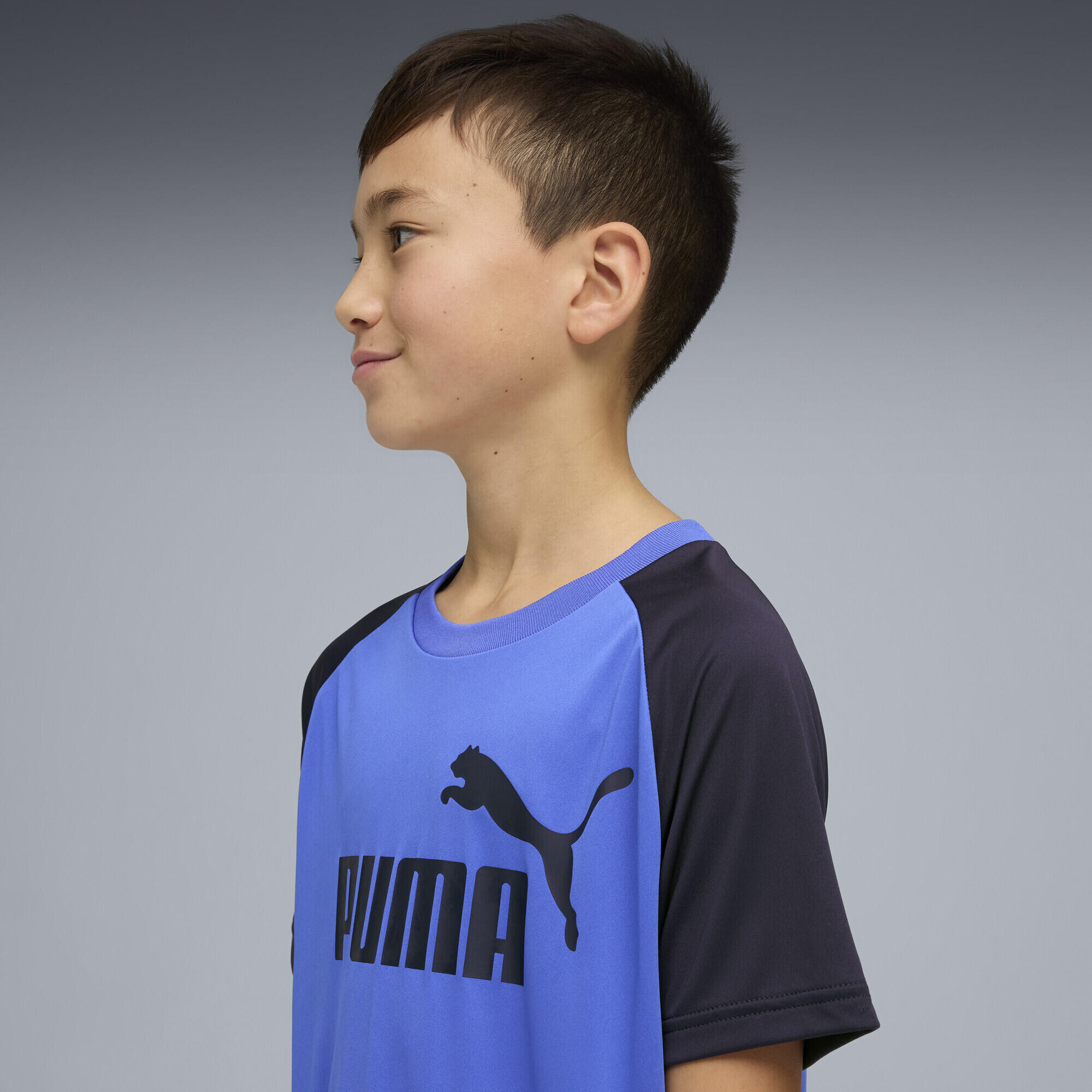 Essentials No. 1 Logo Poly Tee and Shorts Set Youth PUMA 4/5