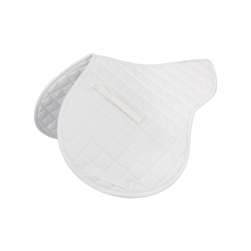 Shaped cotton saddle pad derby