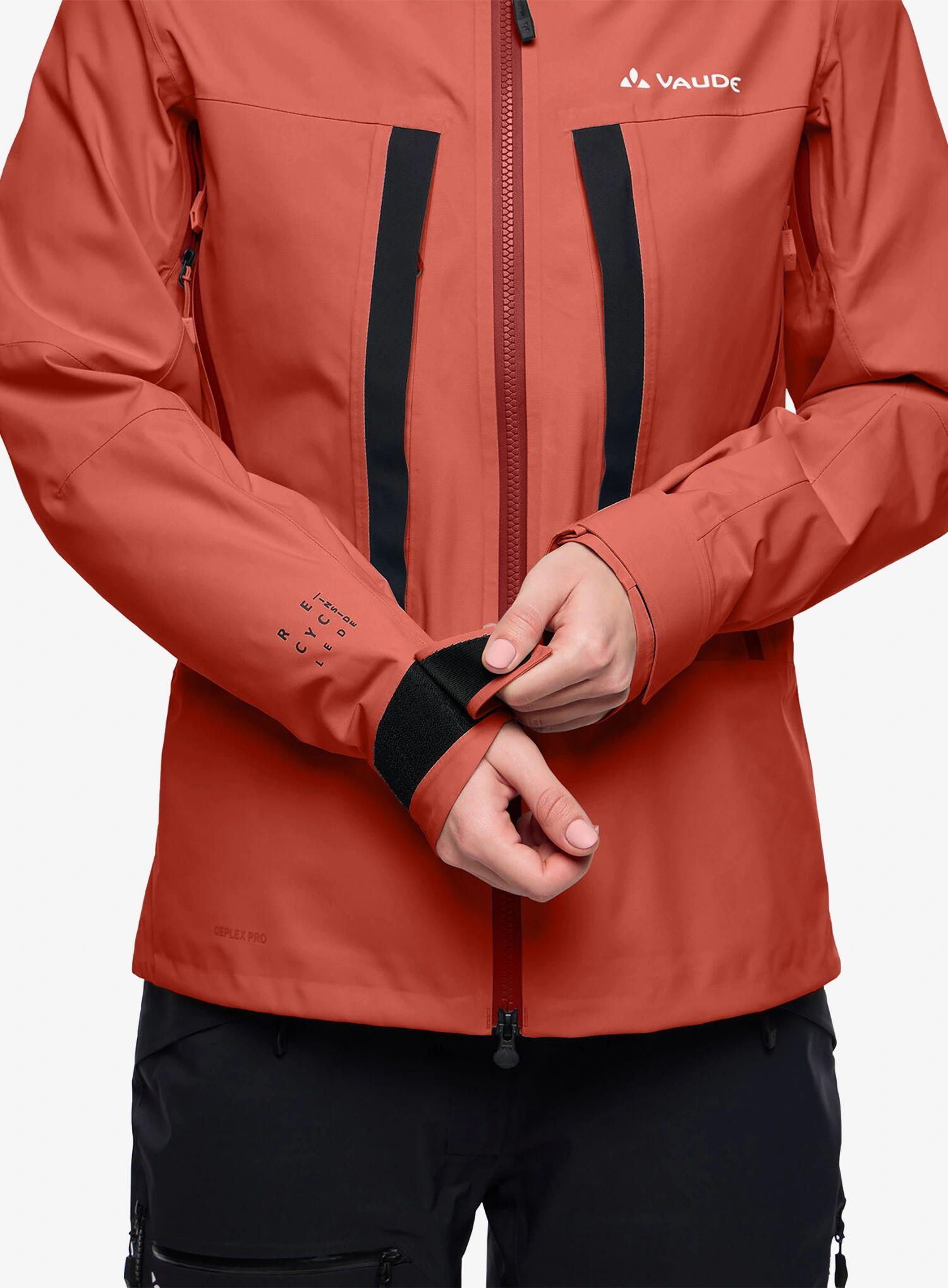 Kurtka z membraną damska Vaude Monviso 2,5L Jacket 4/5