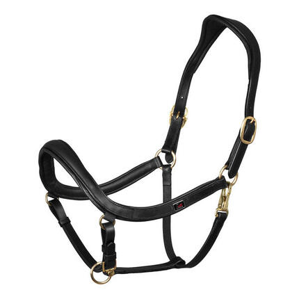 Cavezza anatomique en cuir modèle suédois