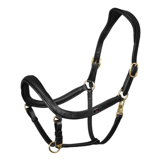 Cavezza anatomique en cuir modèle suédois