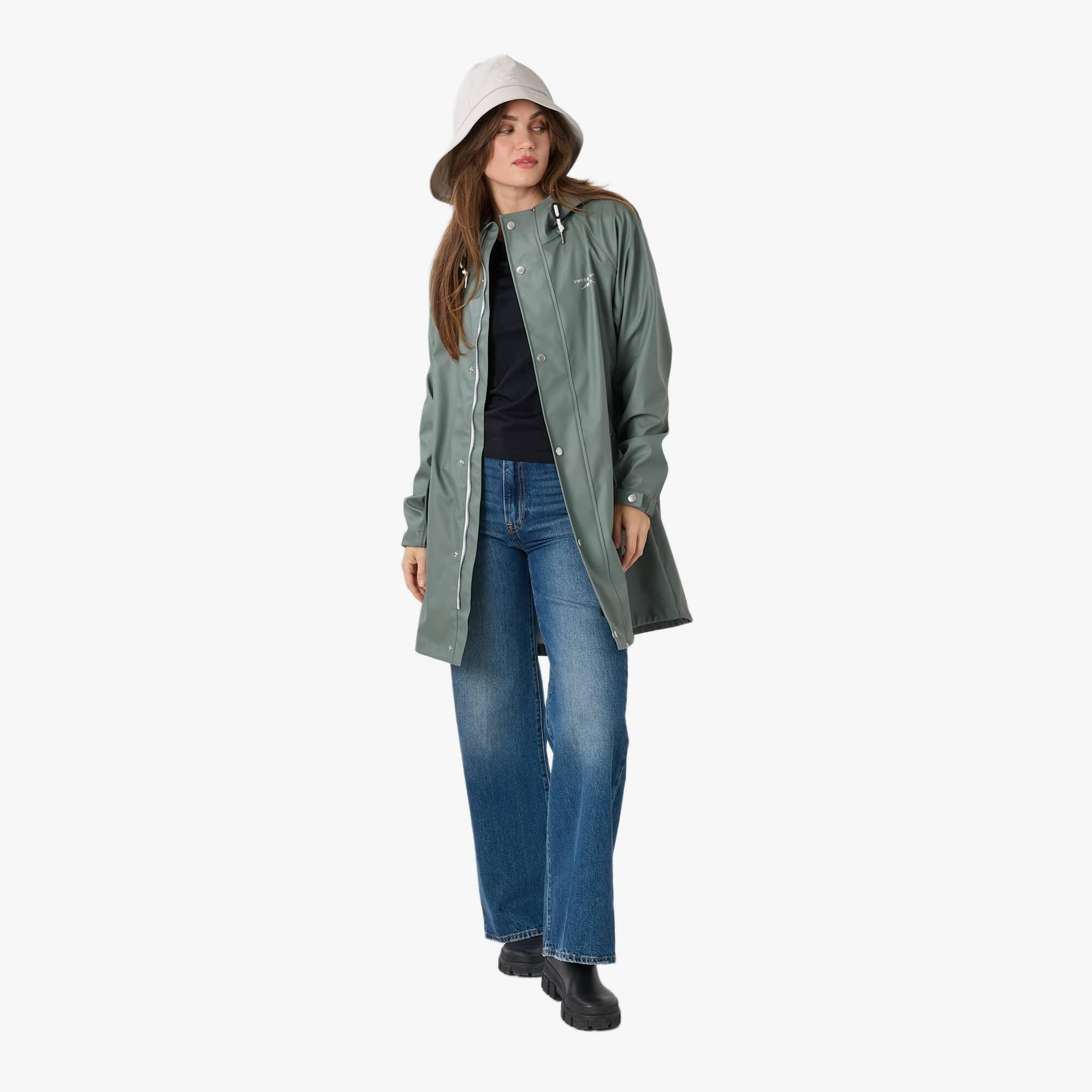 Giacca antipioggia da escursionismo da donna impermeabile Väderöarna Coat 3/8