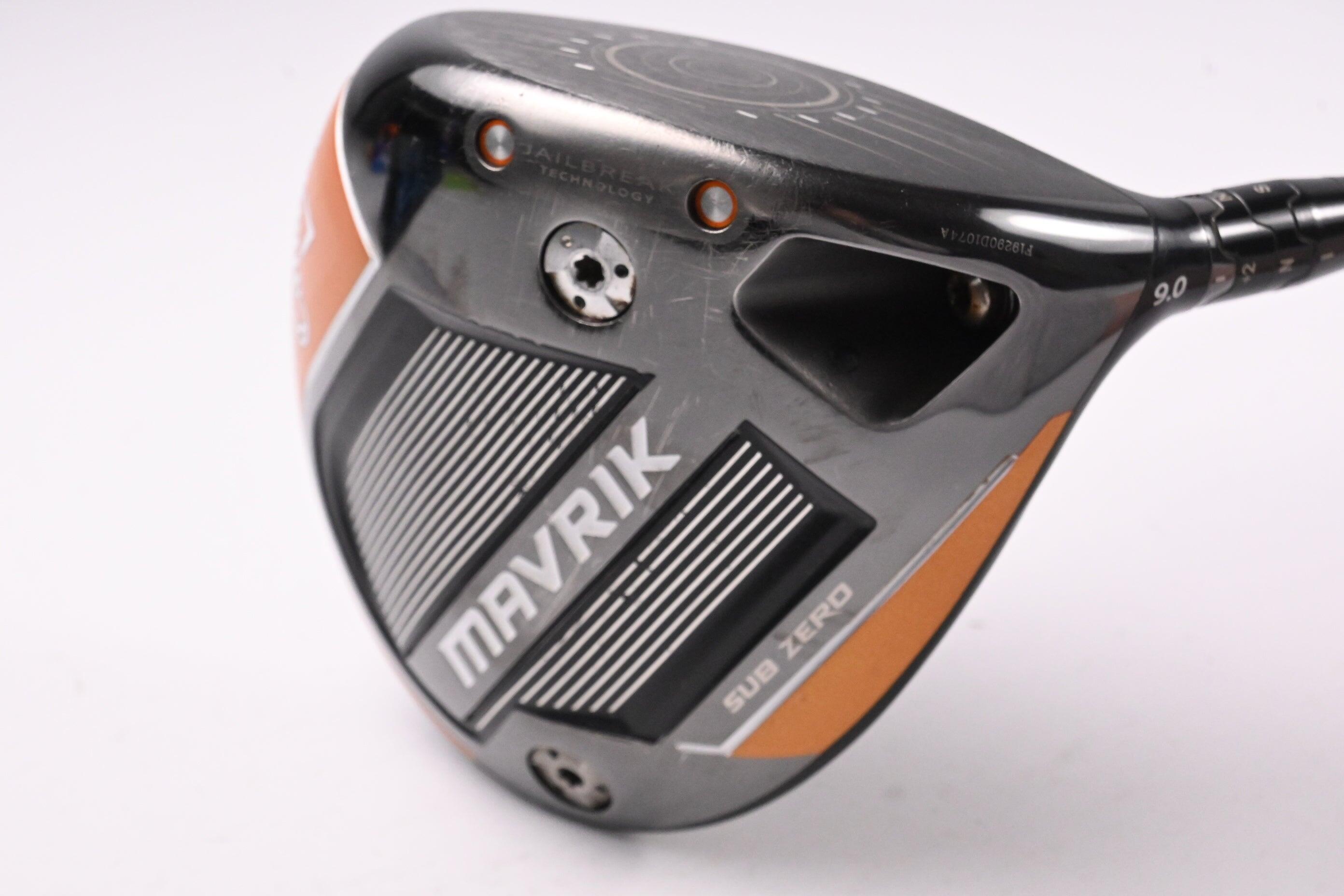 Callaway Mavrik Sub Zero Golf Driver / 9 Degree / Stiff Flex