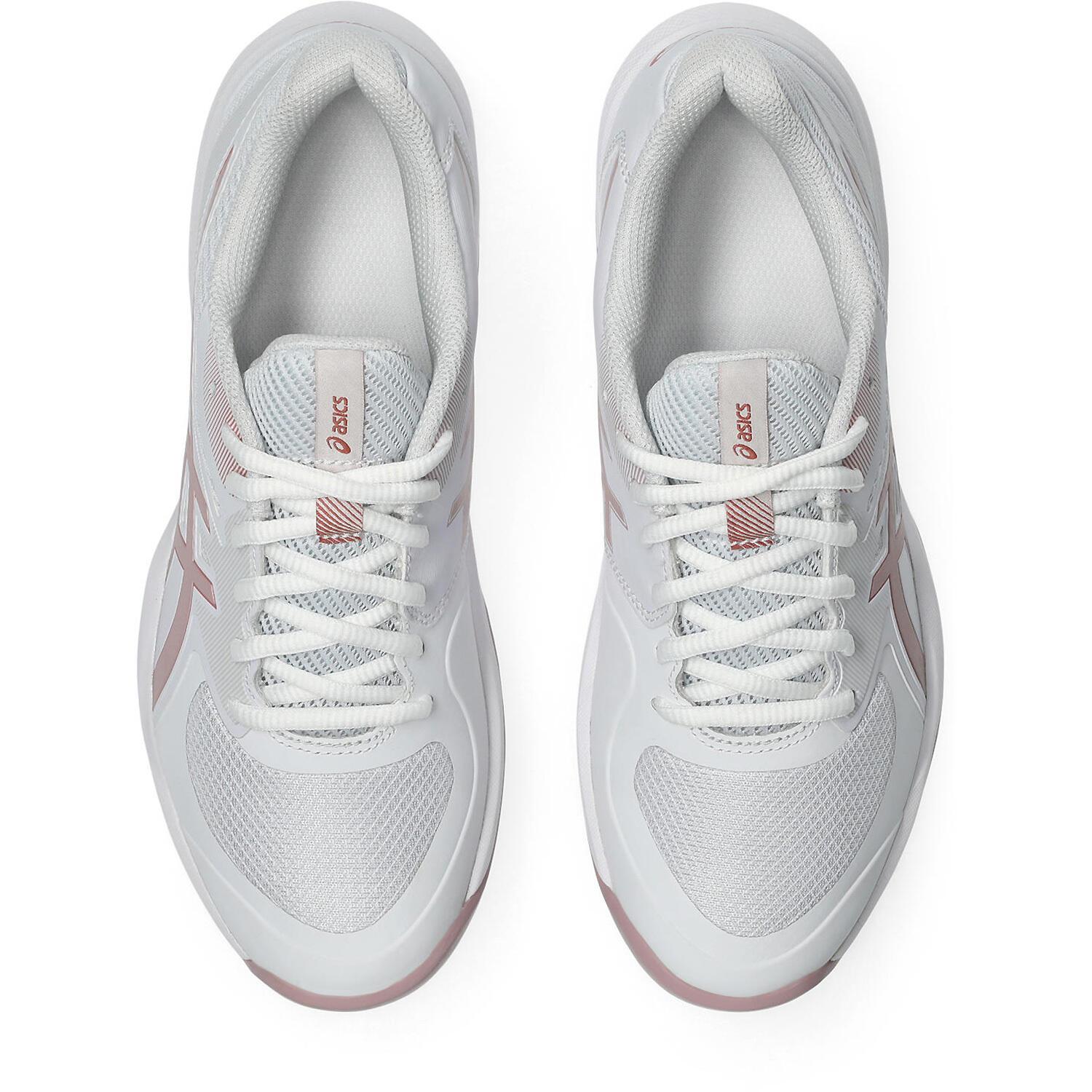 Zapatillas Asics Game FF Clay Blanco Rosa Morganita Mujer 5/7