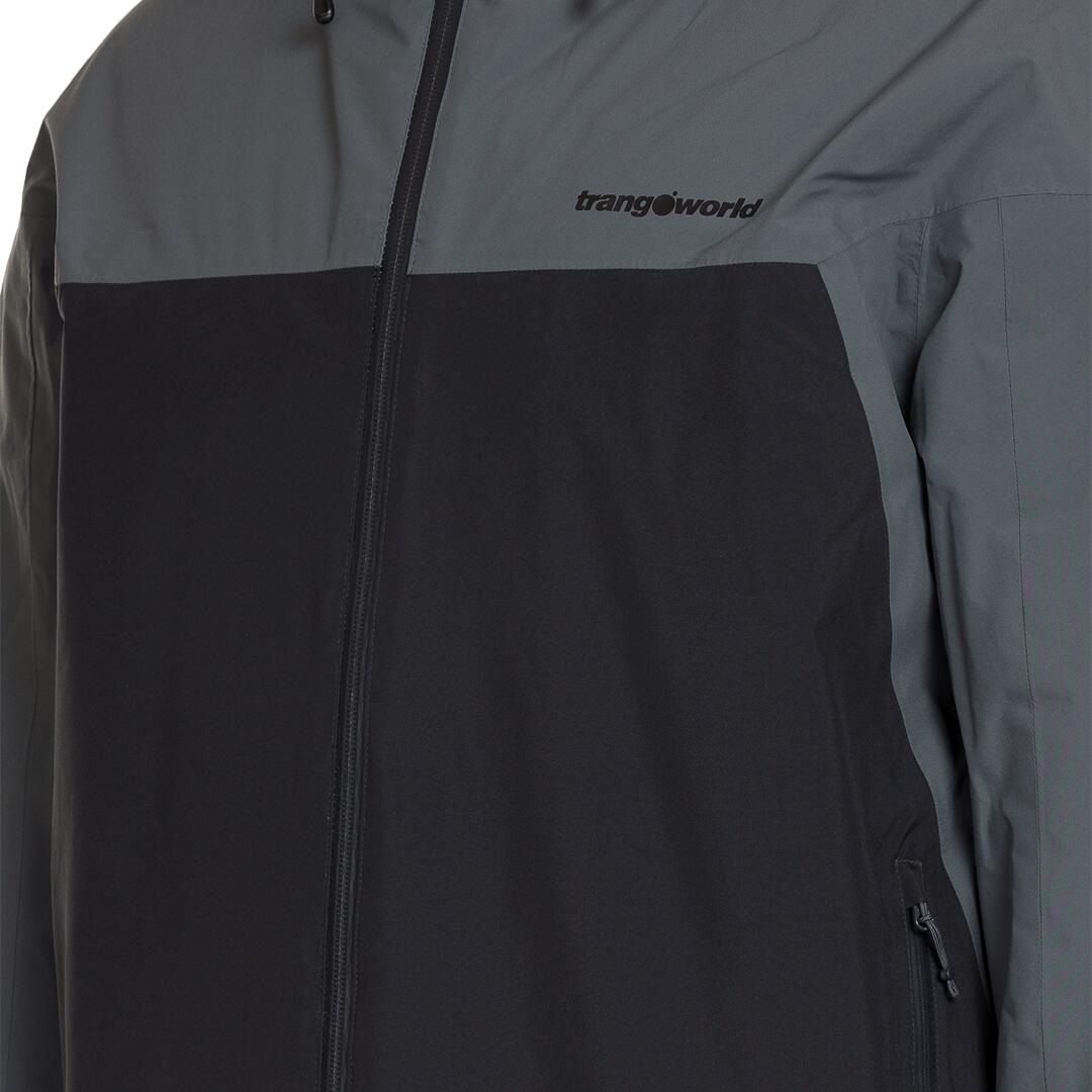 Chaqueta para Hombre Trangoworld Granby termic Gris/Negro/Negro Impermeable 3/3
