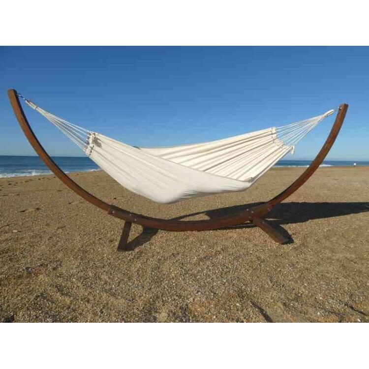 Tropical Hamac - Soporte de hamaca Latino Relax L + Cumbia L crudo 3/5