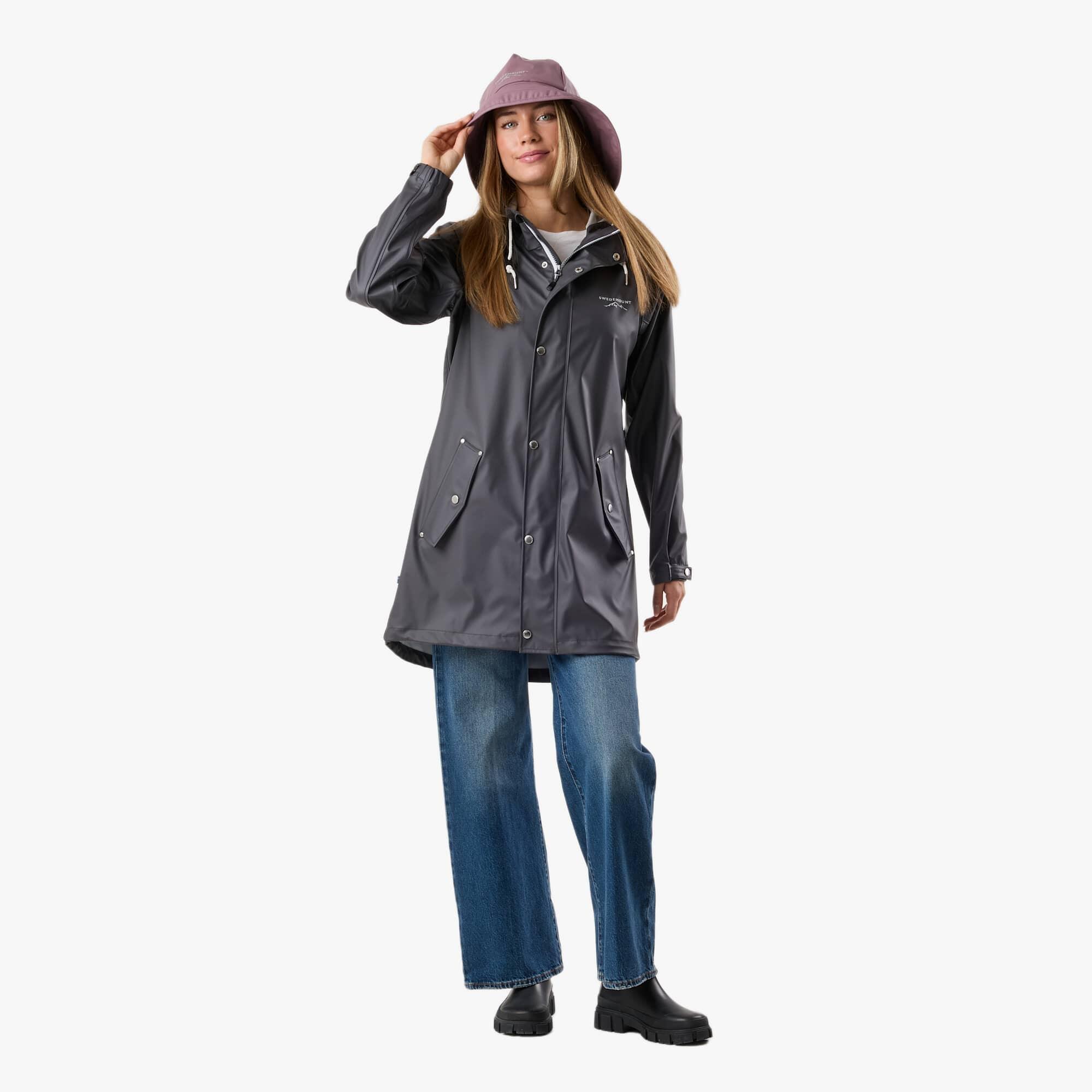 Giacca antipioggia da escursionismo da donna impermeabile Väderöarna Coat 3/8