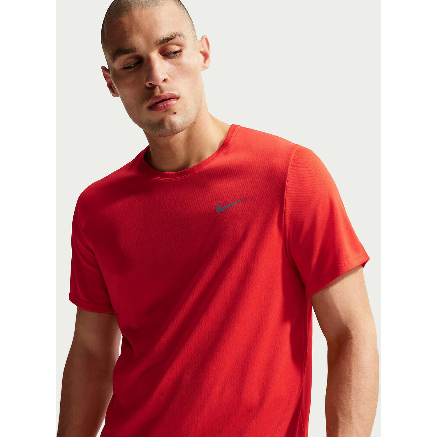 Herren T-Shirt M NK DF UV MILER SS 3/5