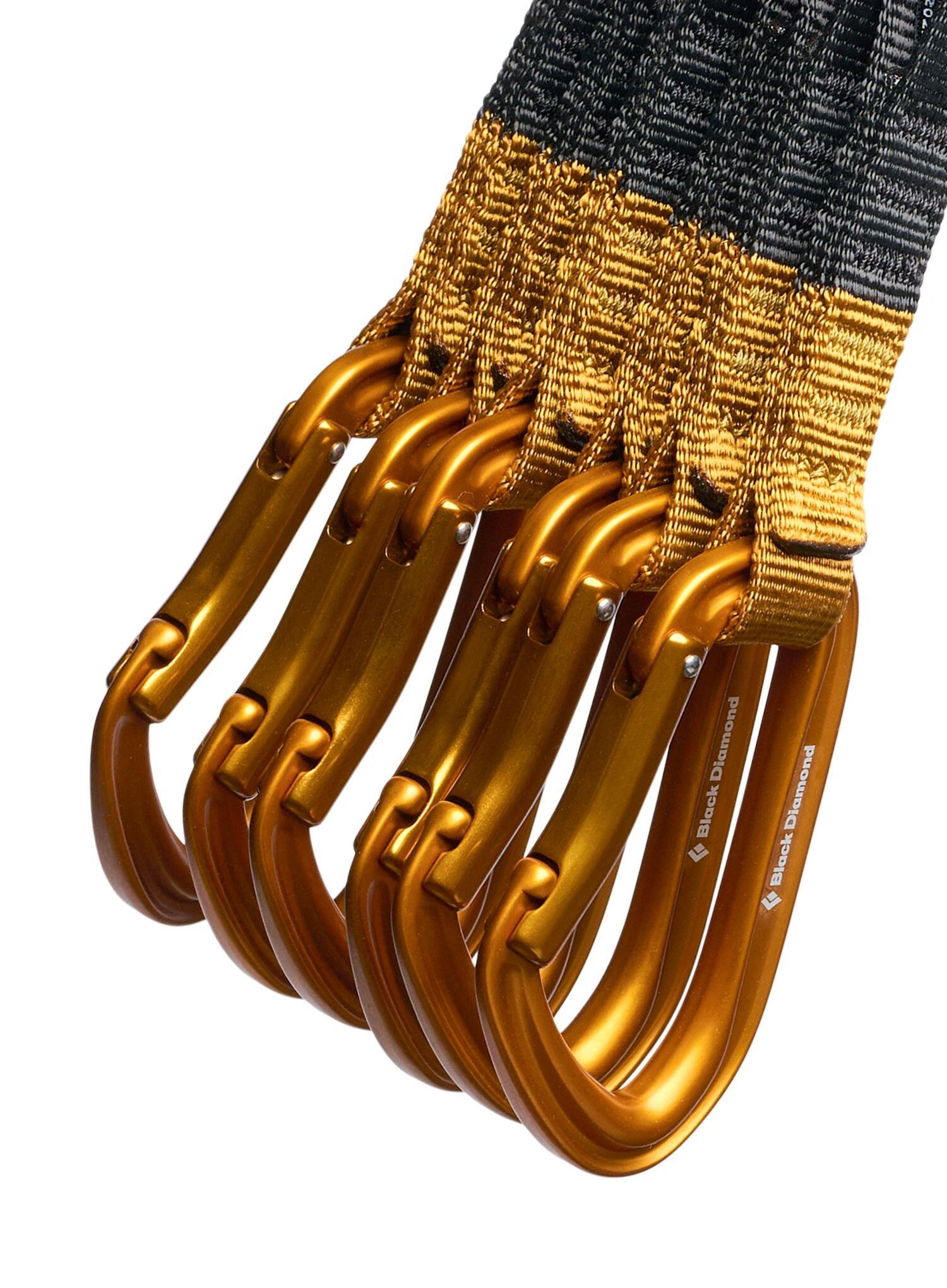 Set rinvii da arrampicata Hotforge 6 Pak Amber 2/2