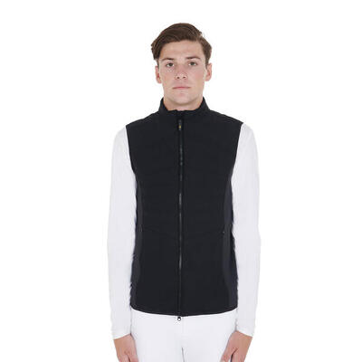 Slim fit heren gilet in technische stof