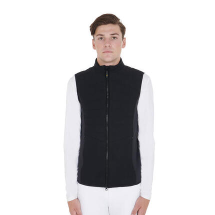 Gilet homme slim fit en tissu technique