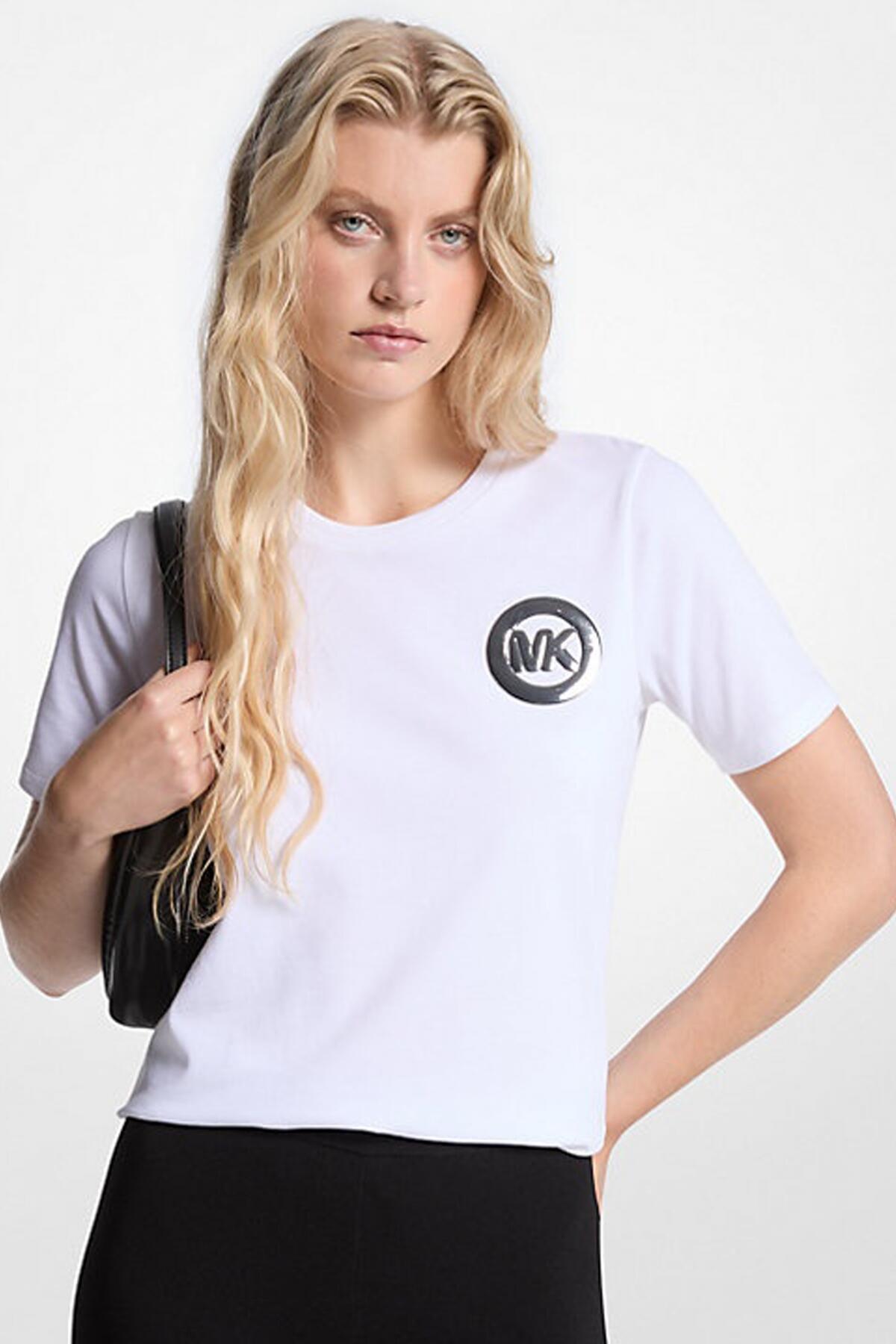 Camisetas Mujer Michael Kors Mk Charm Small Tee 3/4