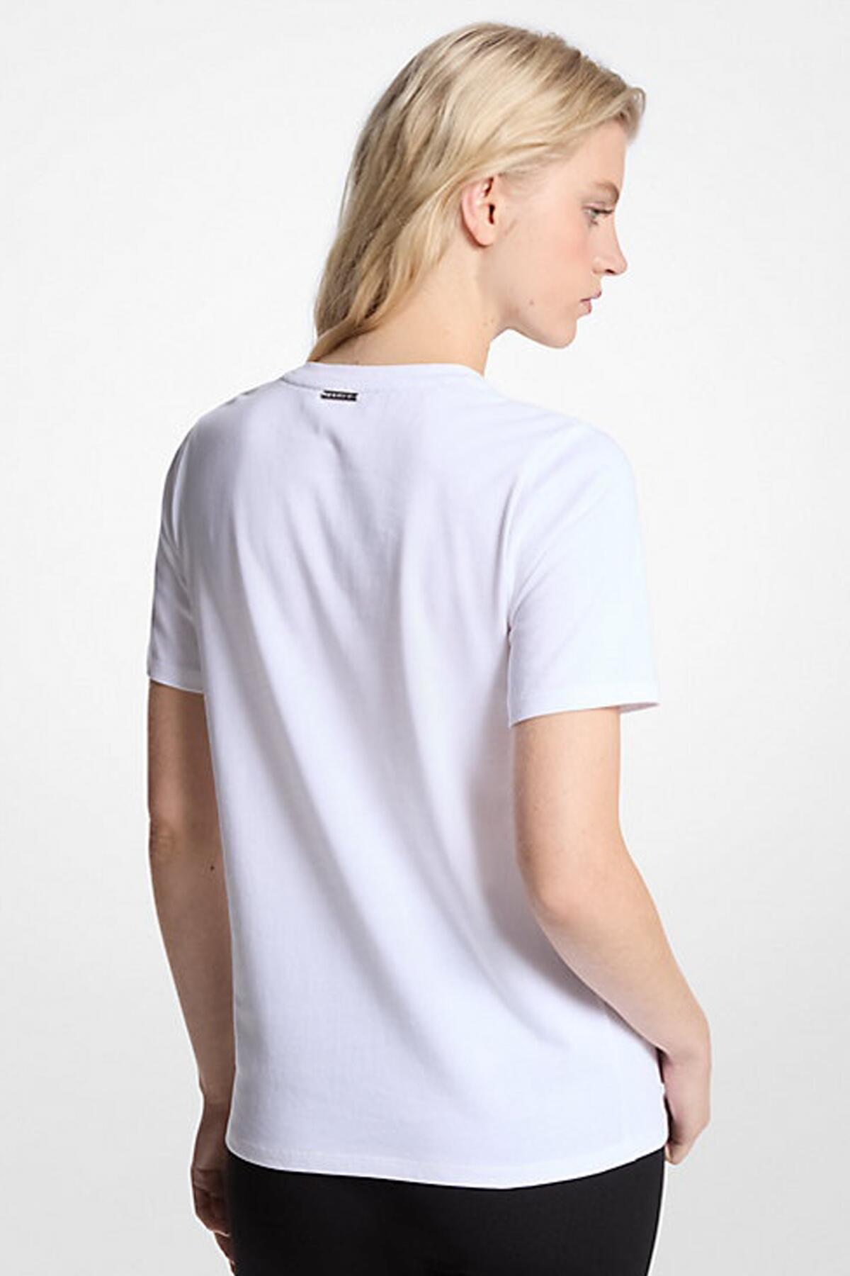 Camisetas Mujer Michael Kors Mk Charm Small Tee 4/4