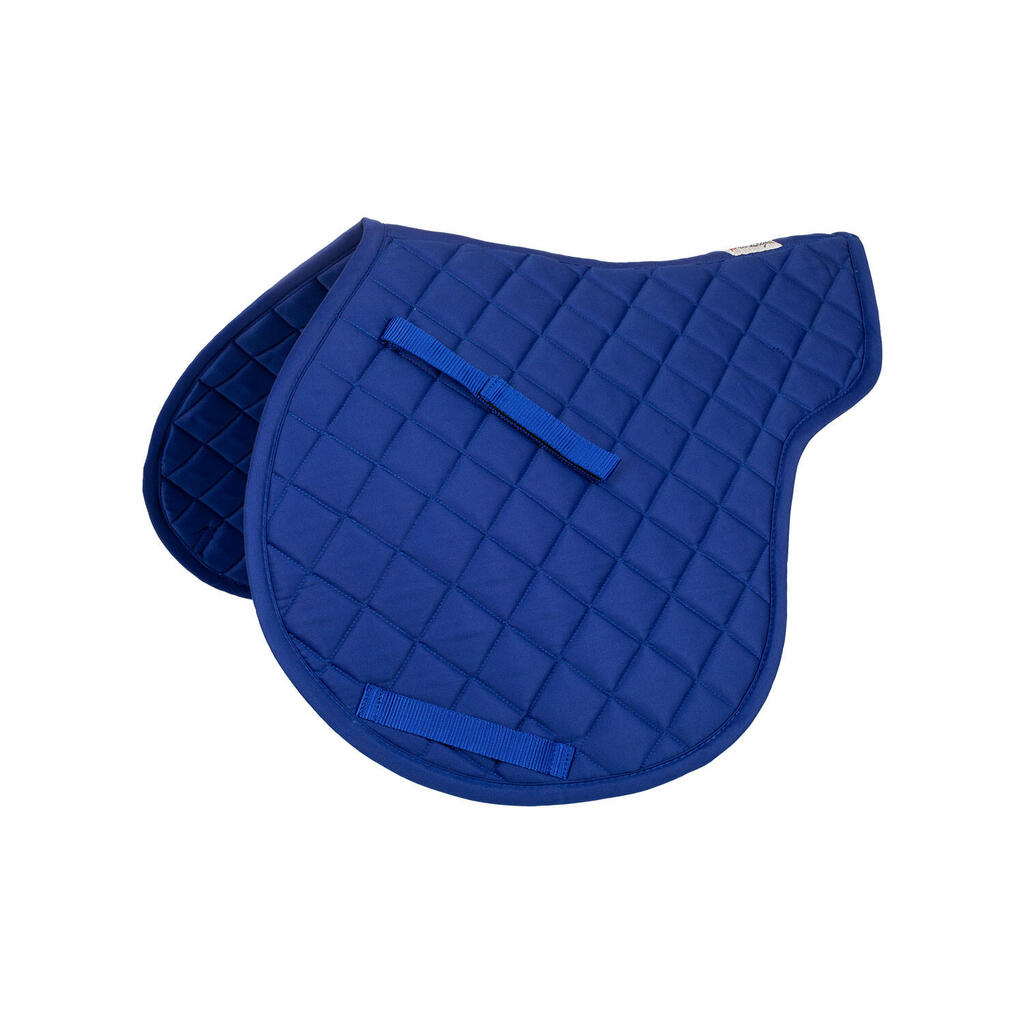 Shaped cotton saddle pad derby