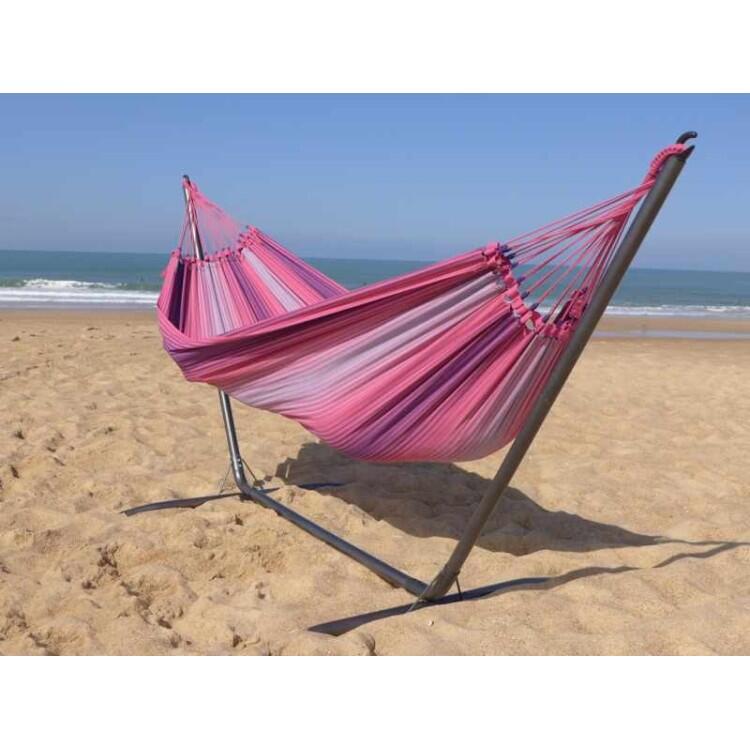Tropical Hamac - Suporte de rede INKA L + Mariposa L 3 rosas 2/5