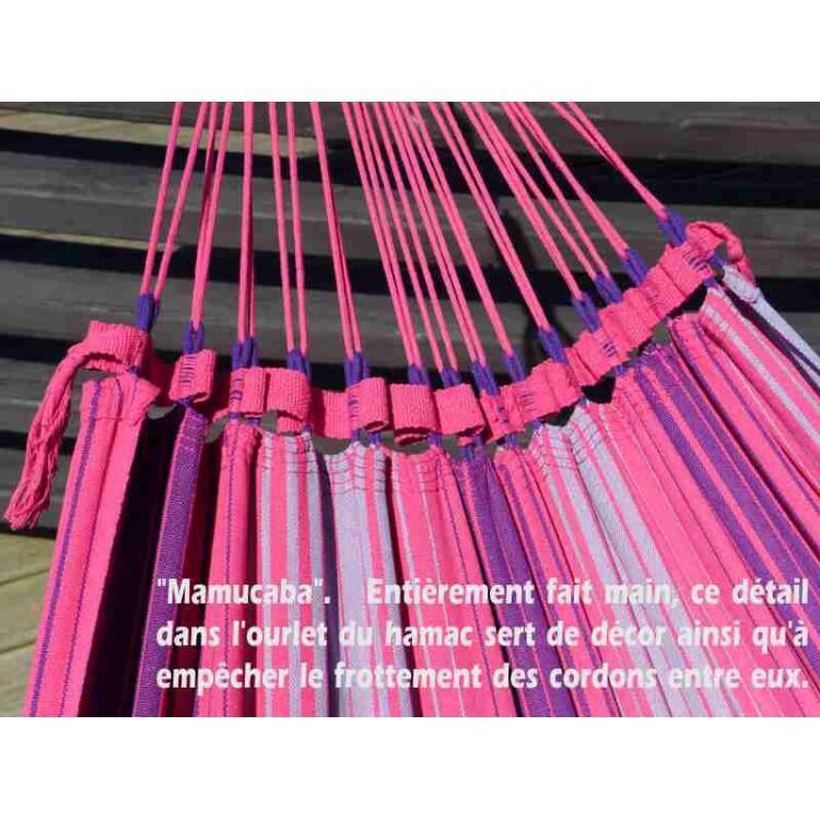 Tropical Hamac - Suporte de rede INKA L + Mariposa L 3 rosas 5/5