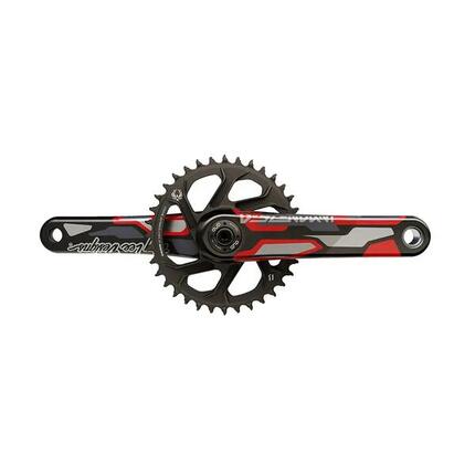 Pédalier descendent en carbone sans cuvette Truvativ TLD AllEagle X-Sync2 Fatbik