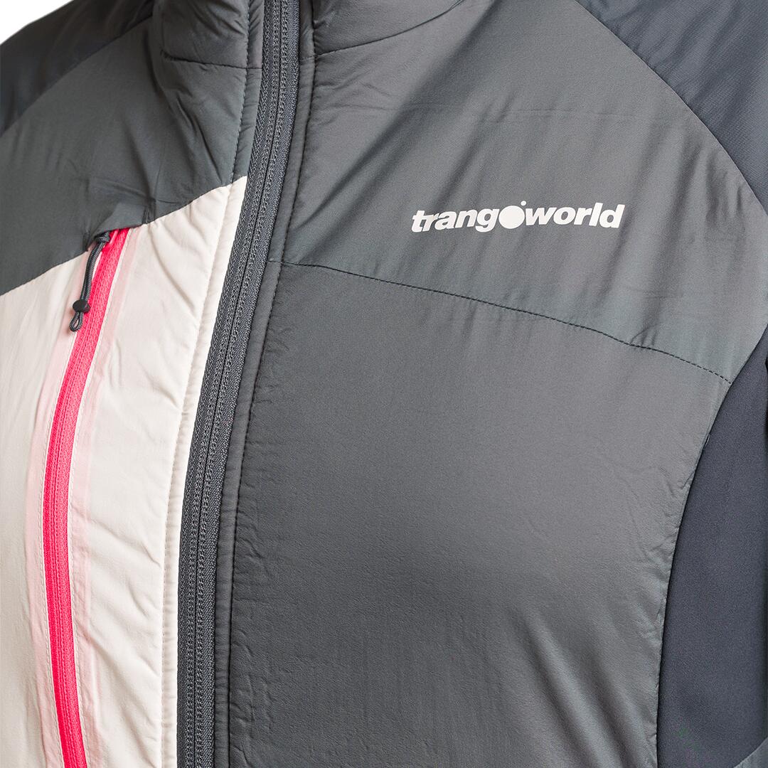 Chaqueta para Mujer Trangoworld Trevisina Gris/Gris/Rosa 2/2