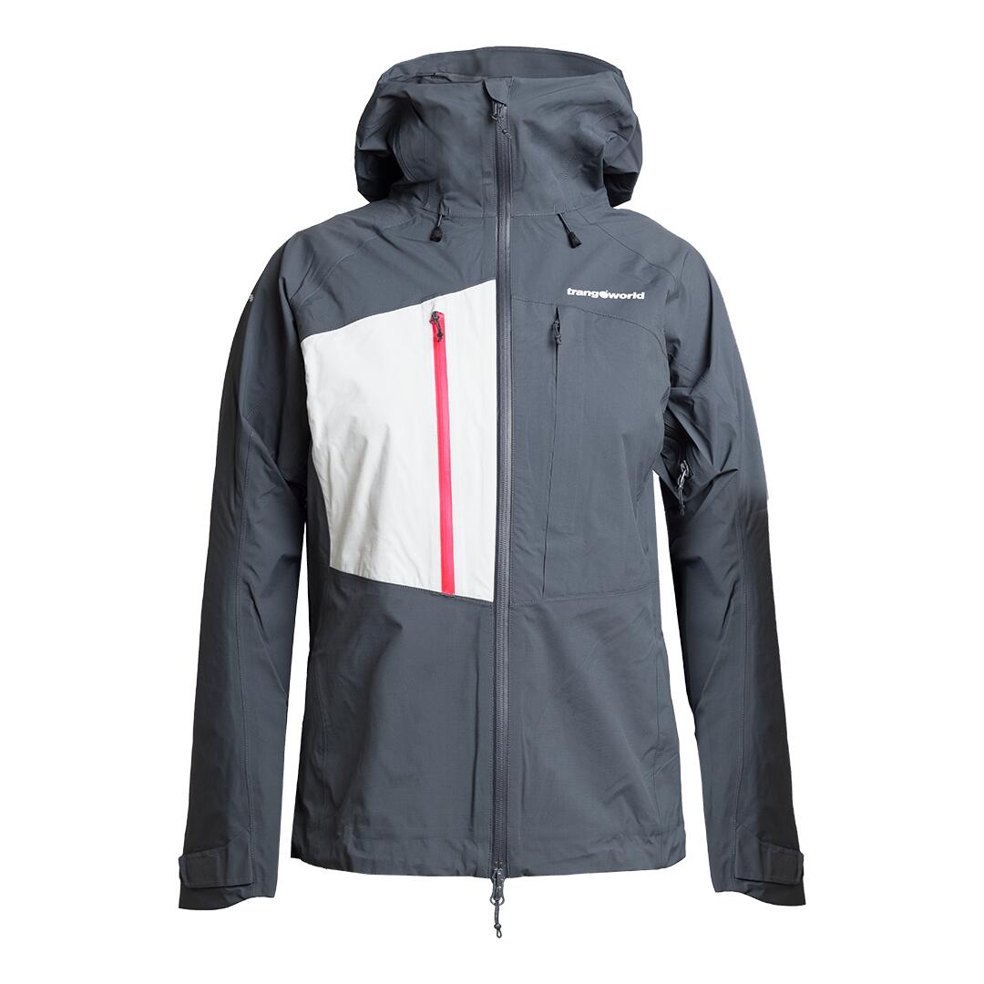 Chaqueta para Mujer Trangoworld Bernina Gris/Blanco 1/3