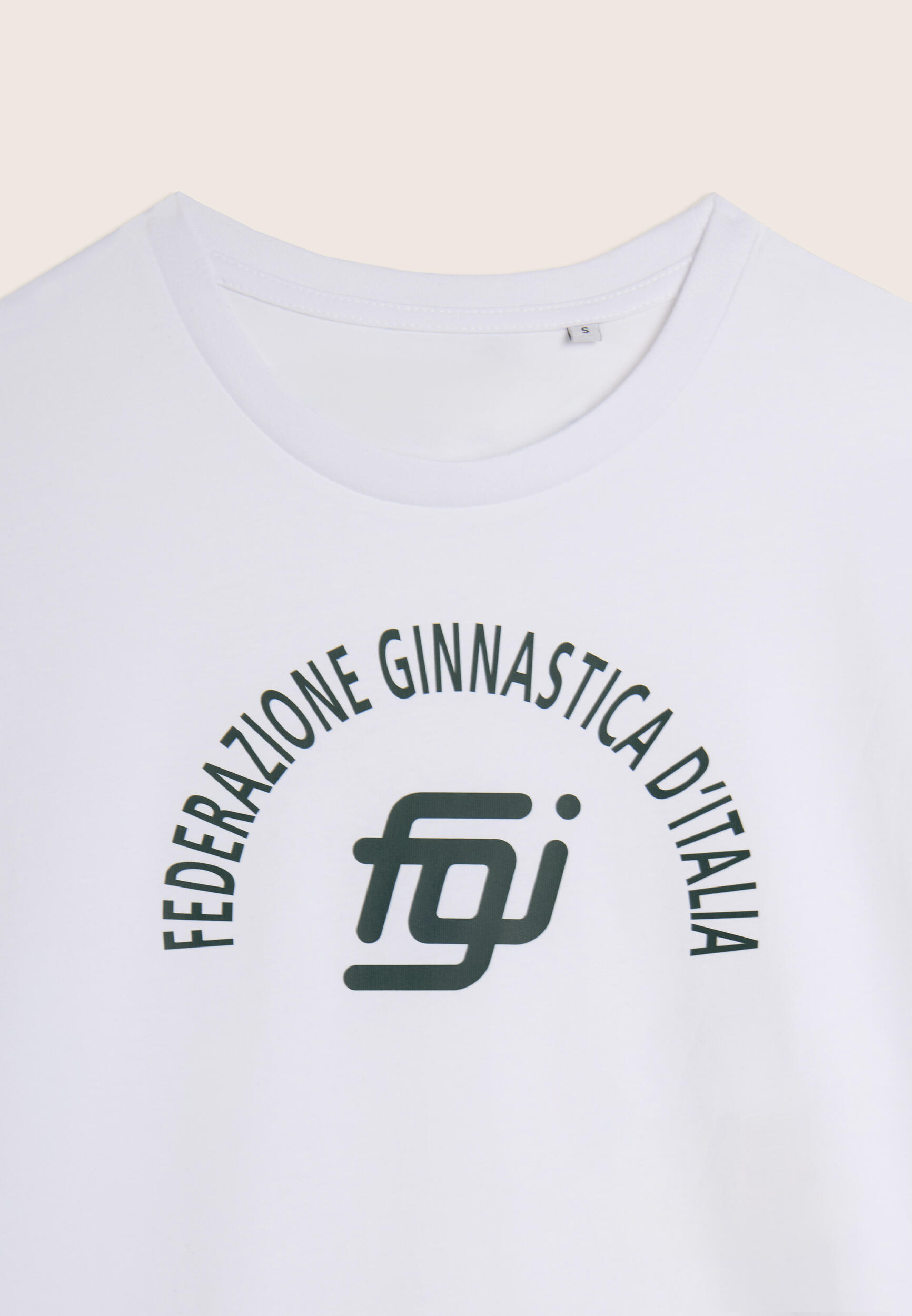T-shirt Unisex Federazione Ginnastica d'Italia Logo Centrale 3/3