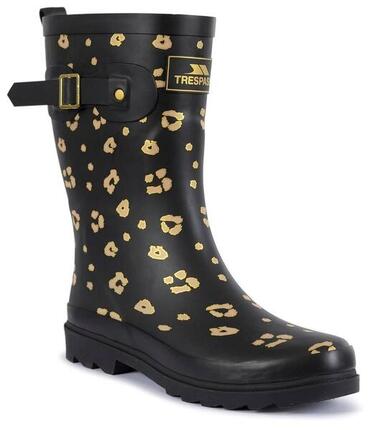 Trespass Celeste Damen Gummistiefel mittelhoch Leoprint