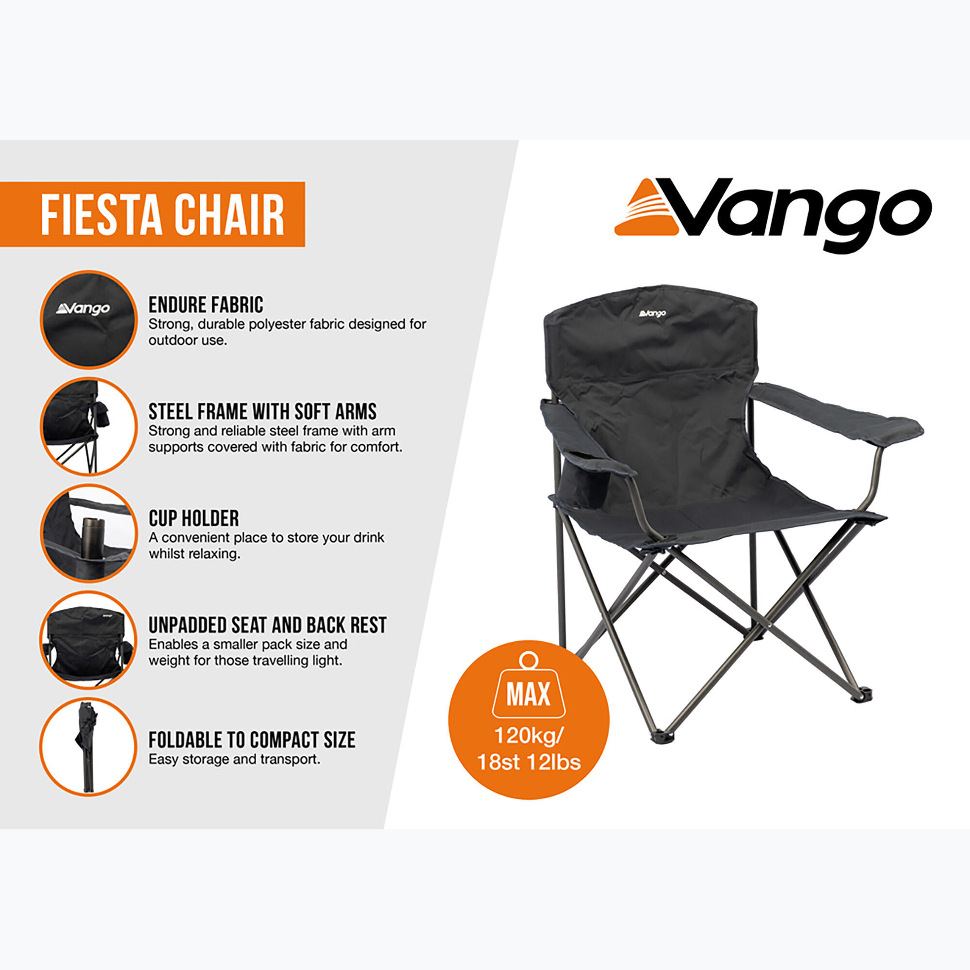 Krzesło turystyczne Vango Fiesta 7/7