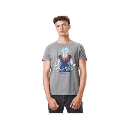 T-shirt homme en coton col rond Dragon Ball Super Super Saiyan Blue