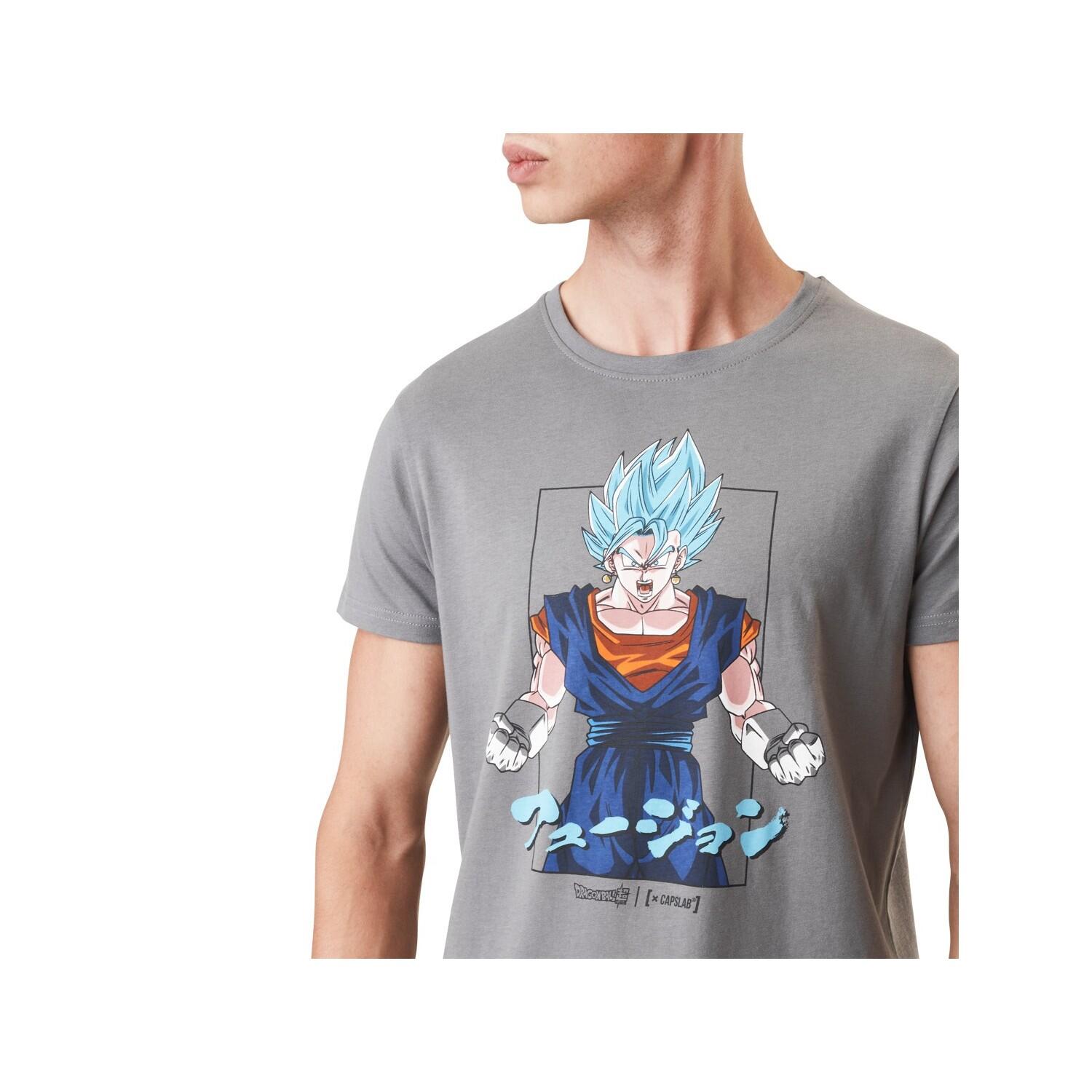 T-shirt homme en coton col rond Dragon Ball Super Super Saiyan Blue 4/5