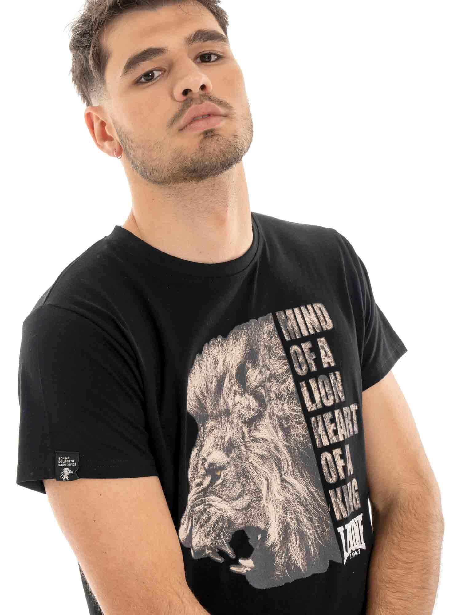Heren T-shirt met korte mouwen van katoen met Leone 1947 Graphics print. 5/5