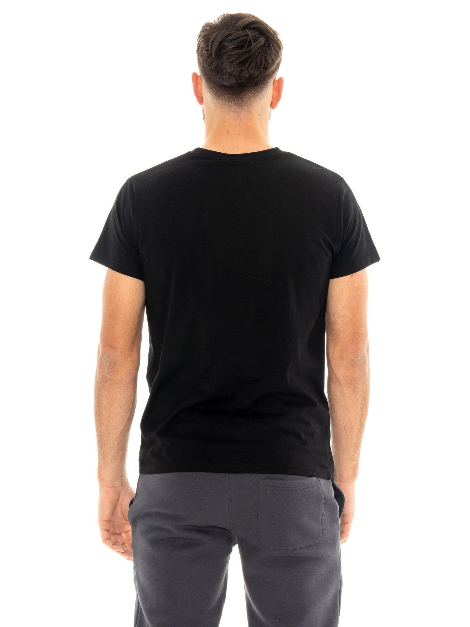 Heren T-shirt met korte mouwen van katoen met Leone 1947 Graphics print. 4/5