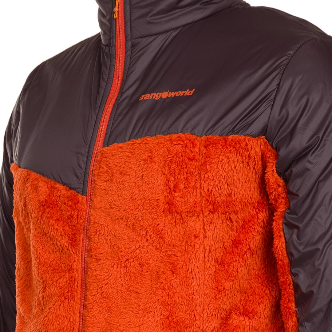 Forro polar para Hombre Trangoworld Balzar Naranja/Marrón 3/3
