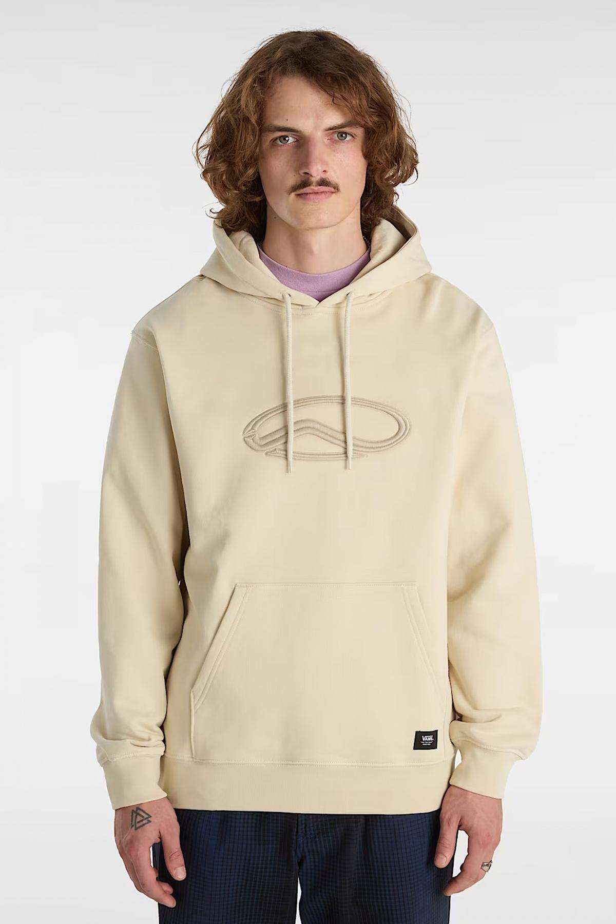 Bluza polarowa VANS OVAL LOOSE FLEECE Beżowy 5/5