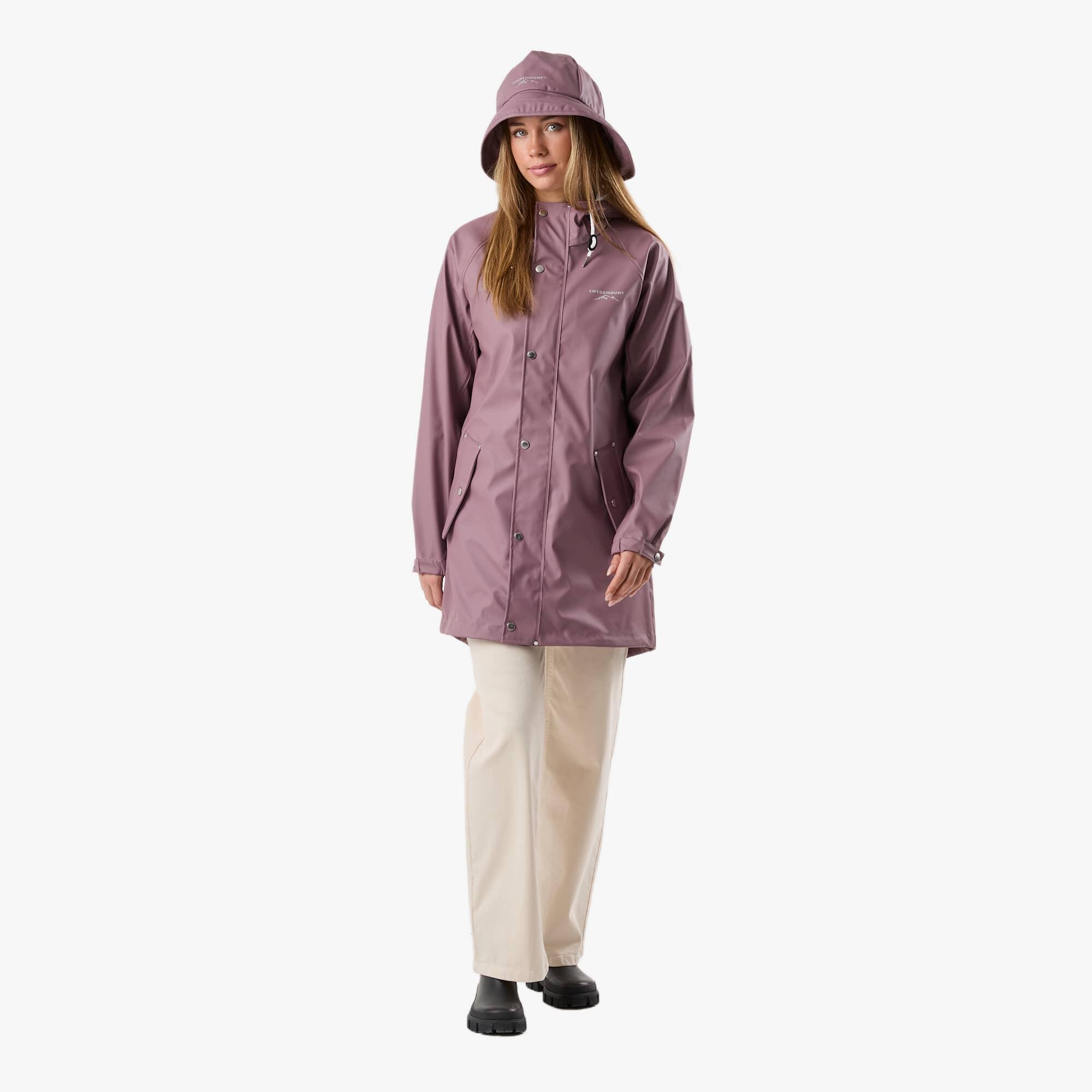 Giacca antipioggia da escursionismo da donna impermeabile Väderöarna Coat 3/8