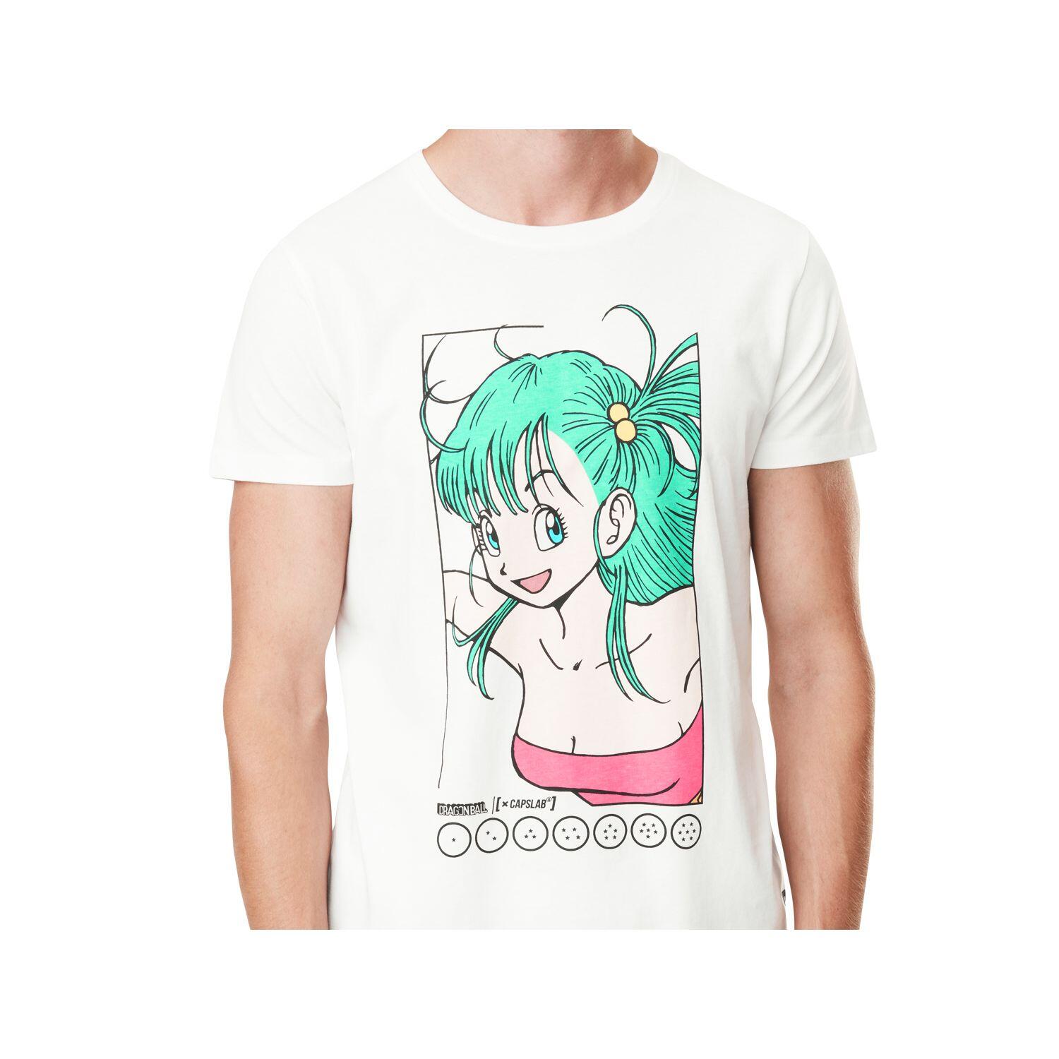 T-shirt homme en coton col rond Dragon Ball Bulma 2/3