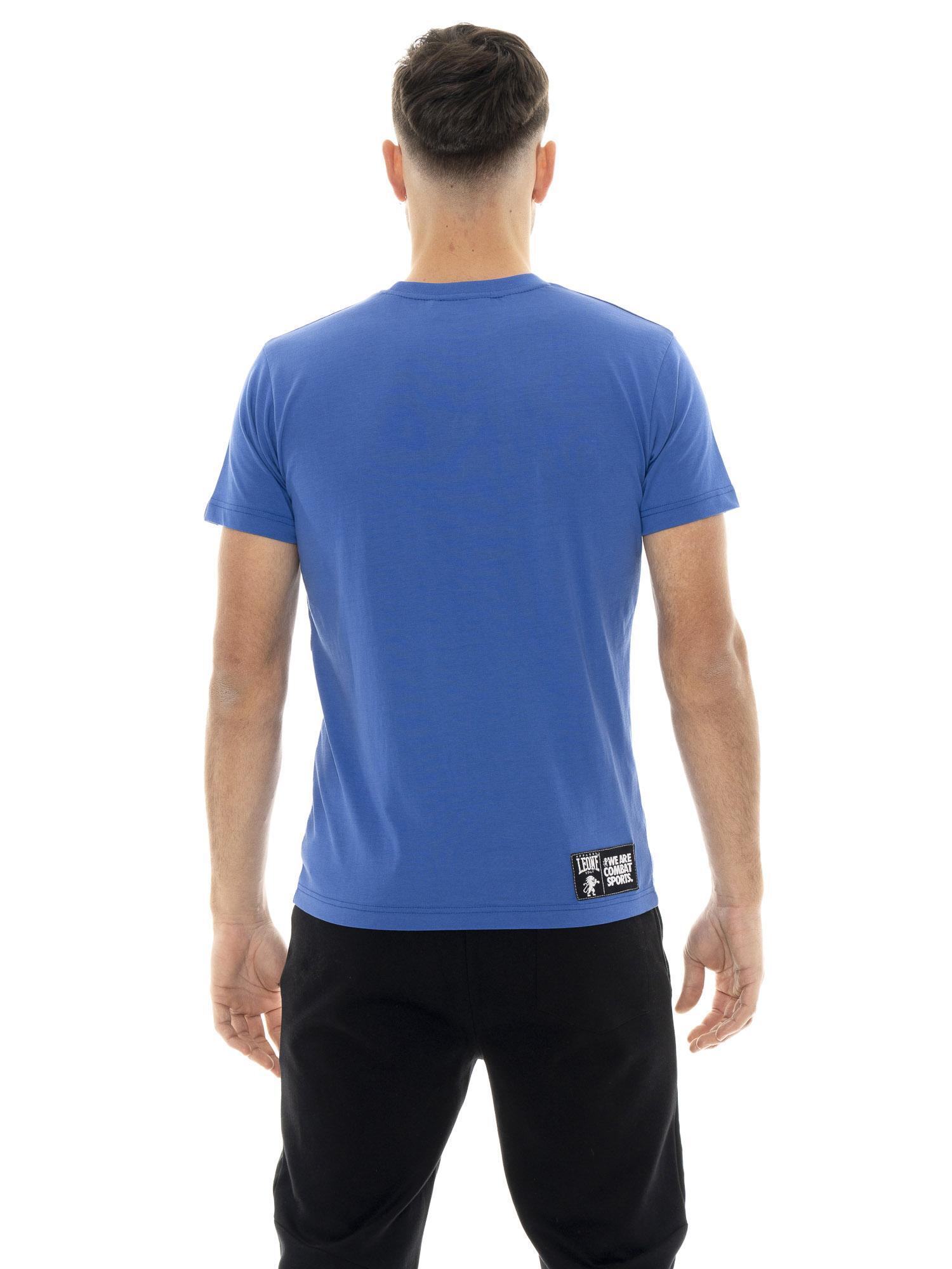 Camiseta hombre Leone 1947 Apparel New Era manga corta algodón estampado flocado 4/5