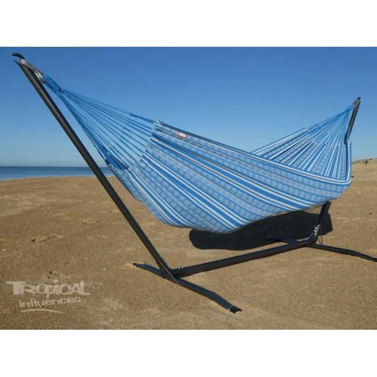 Tropical Hamac - Hangmatstandaard INKA L met Poligono Turquoise 2/5