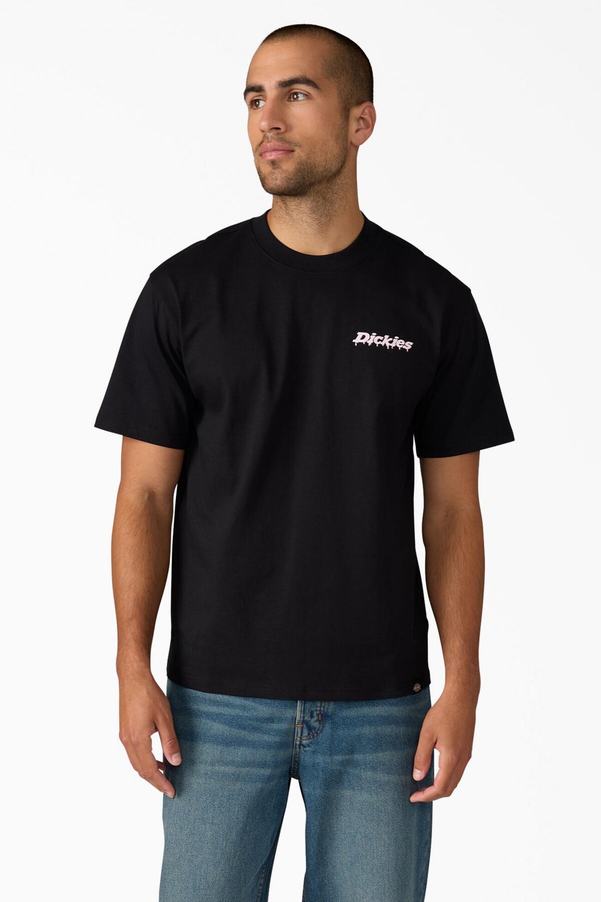 T-shirt Noir Homme Dickies Statesville 5/5