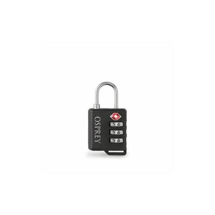 Osprey Padlock Black - Cadenas de Voyage TSA