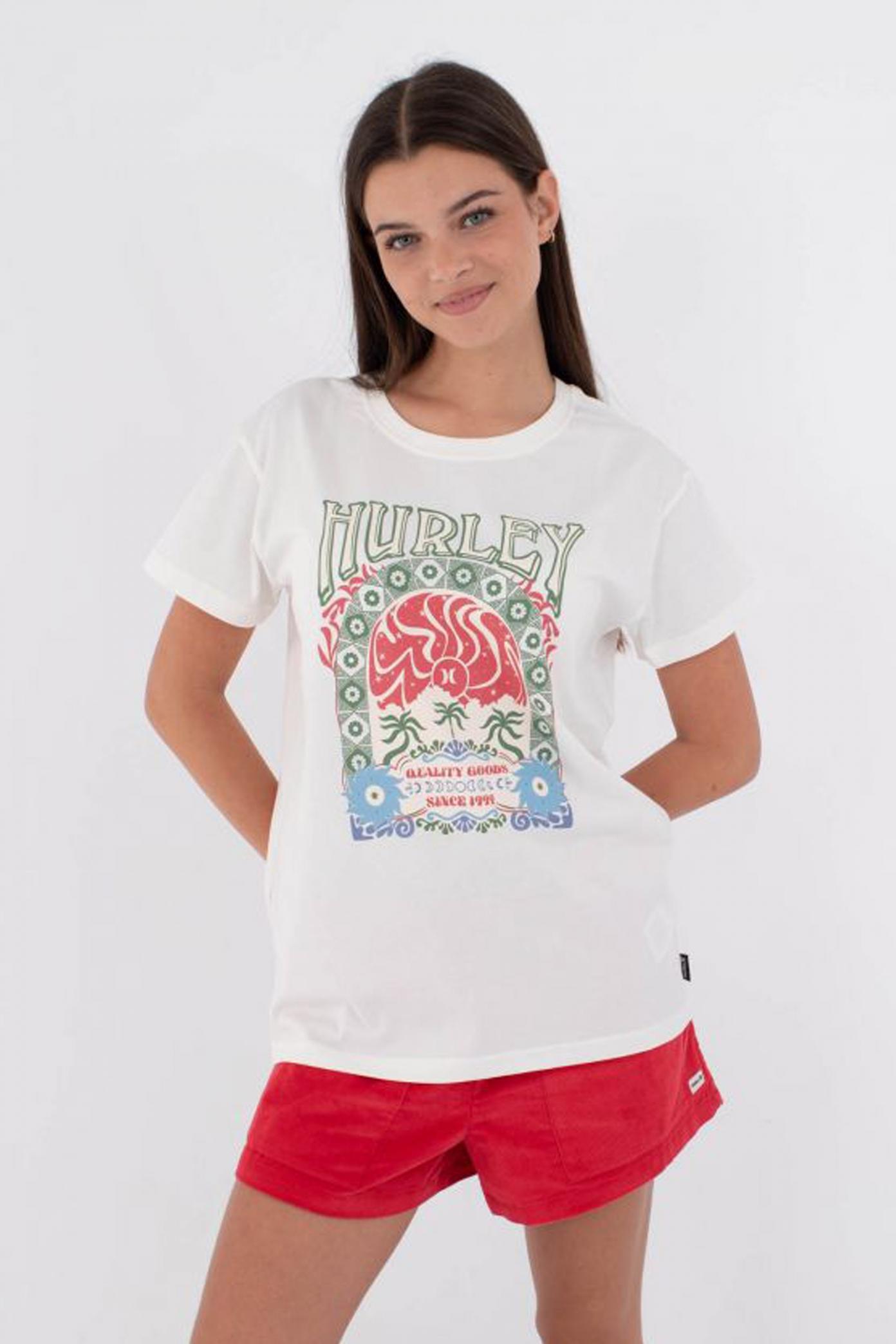 Camisetas Mujer Hurley Organic Mikonos Tee 5/5