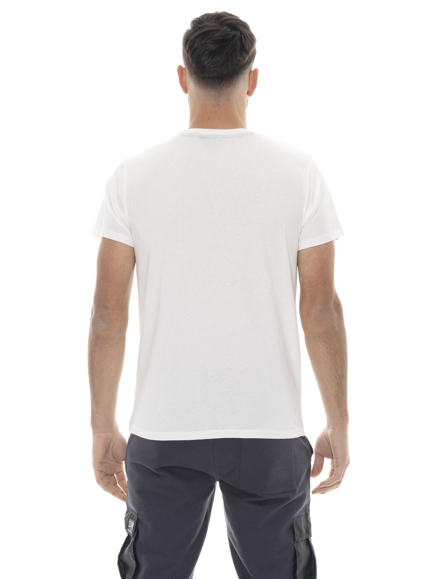 T-shirt homme à manches courtes en coton avec imprimé graphique Leone 1947 5/6