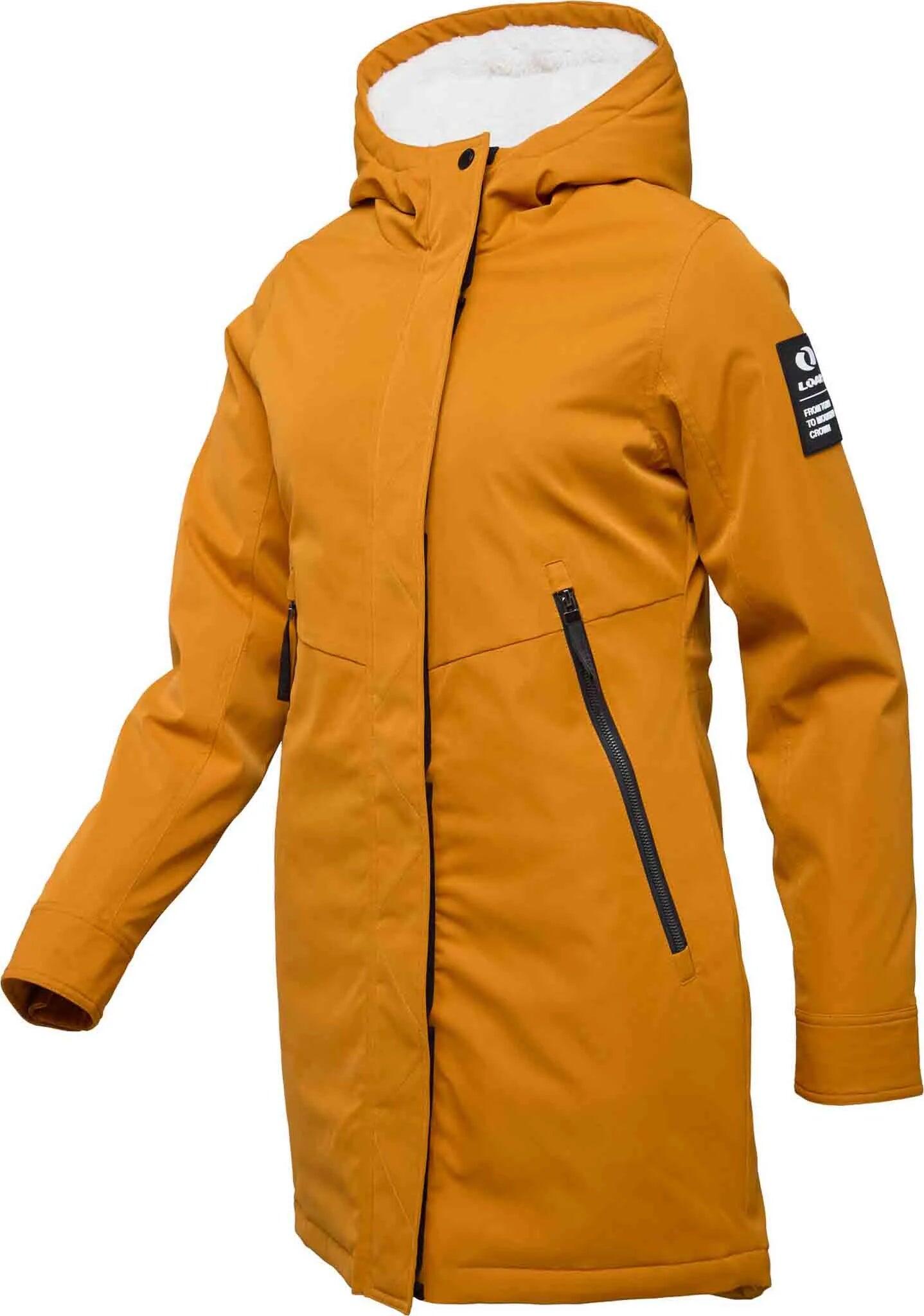 Manteau femme Loap Nabra jaune 3/7