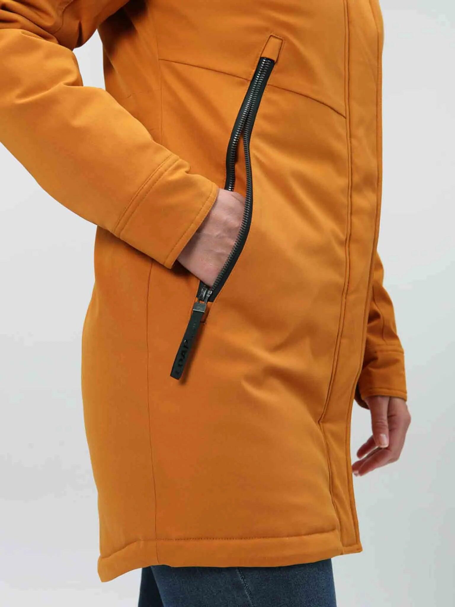 Manteau femme Loap Nabra jaune 7/7