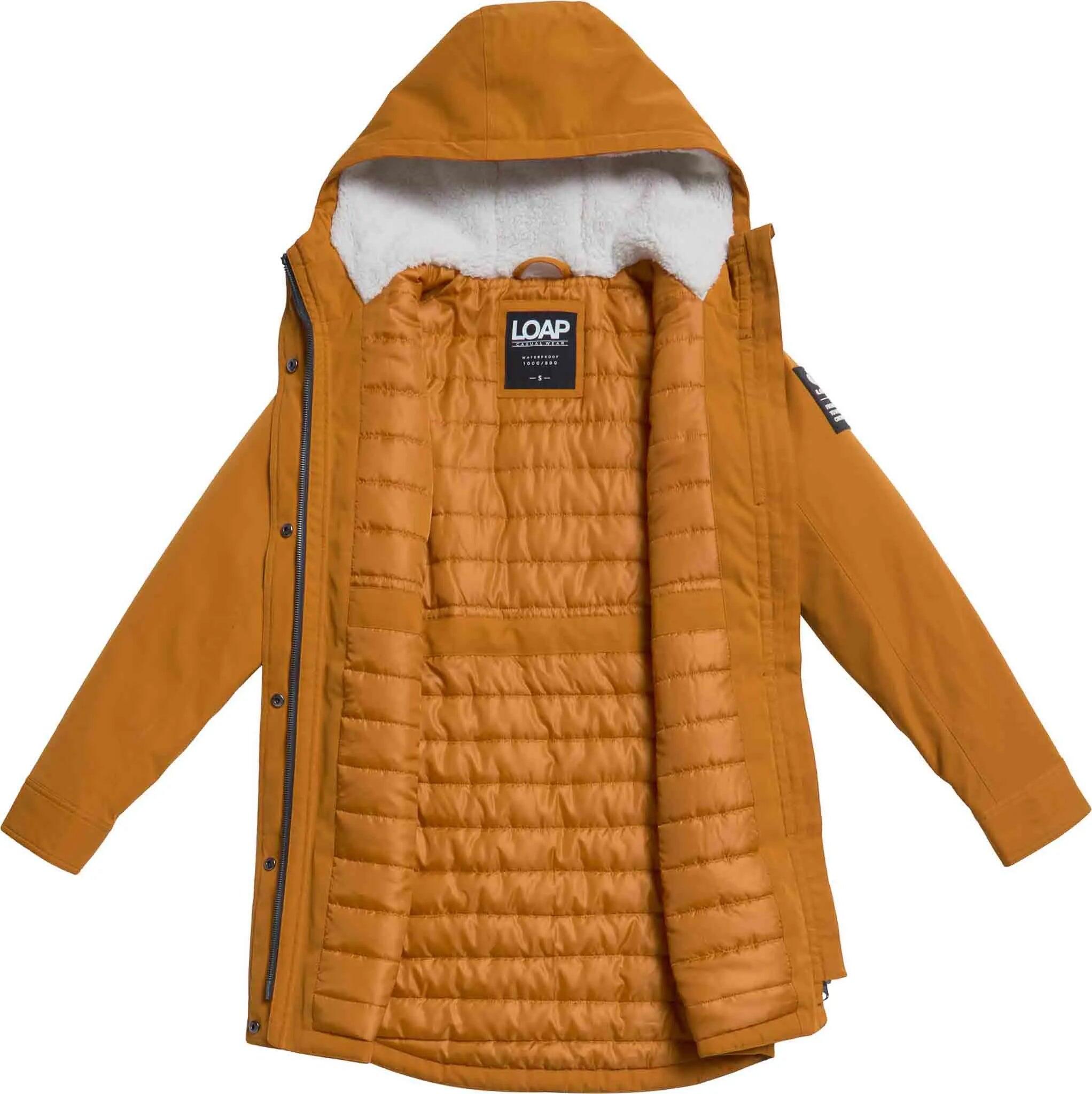 Manteau femme Loap Nabra jaune 4/7