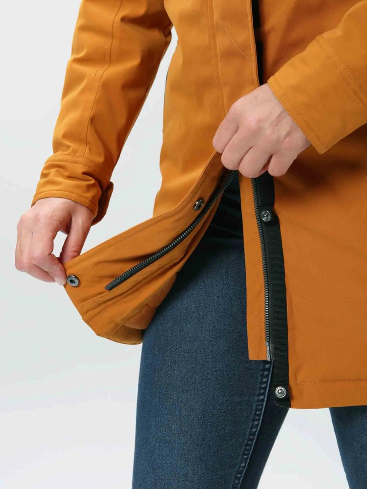 Manteau femme Loap Nabra jaune 6/7