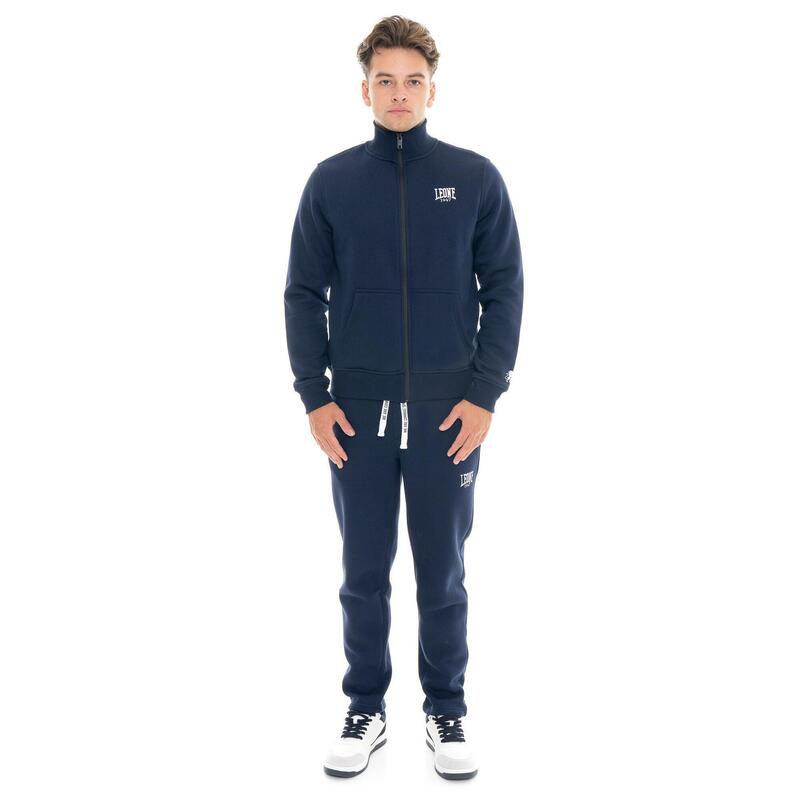Trening bărbați Leone 1947 Apparel Soft Basic fermoar guler înalt logo