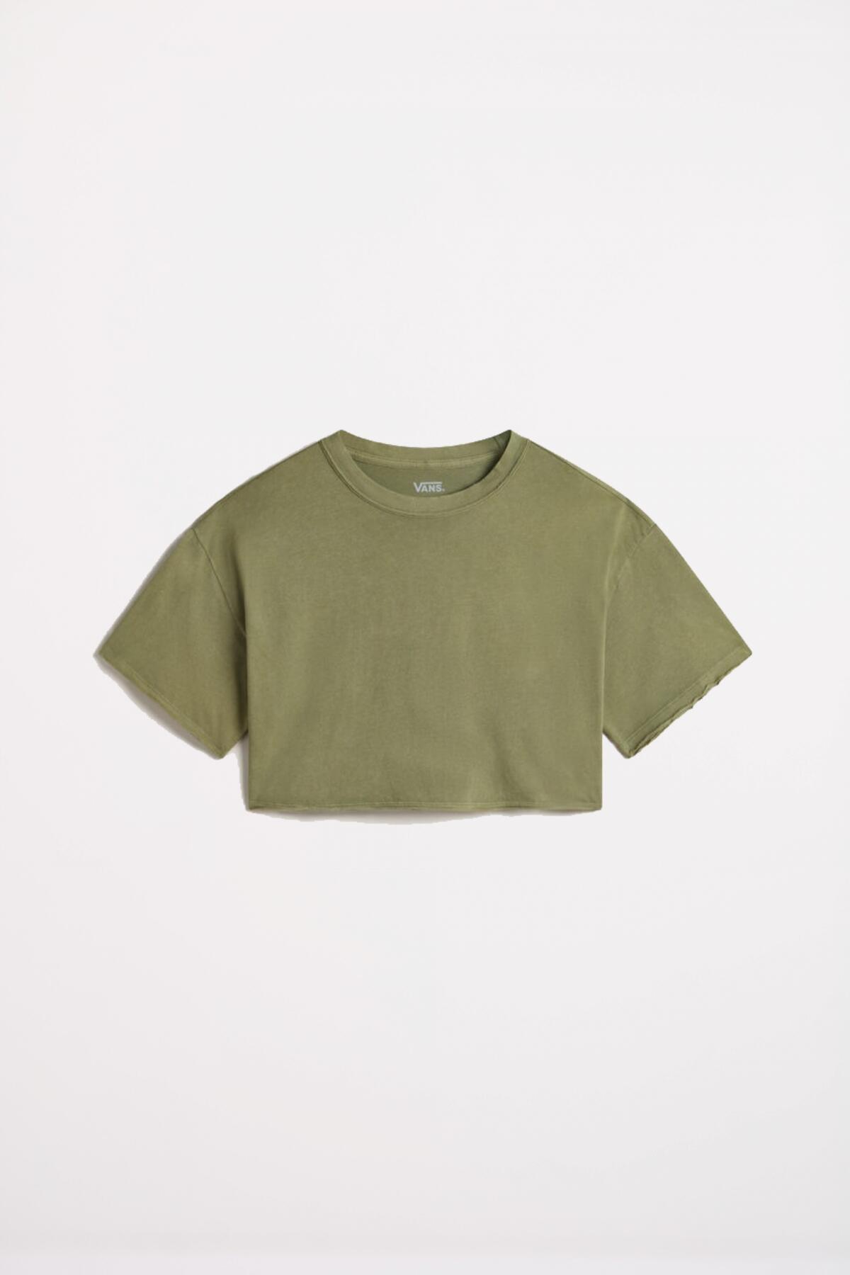 RELAXED CROP WASH SS T 3/4
