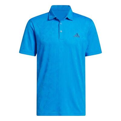 Adidas Ult365 Textured Jacquard Polo da golf da uomo blu