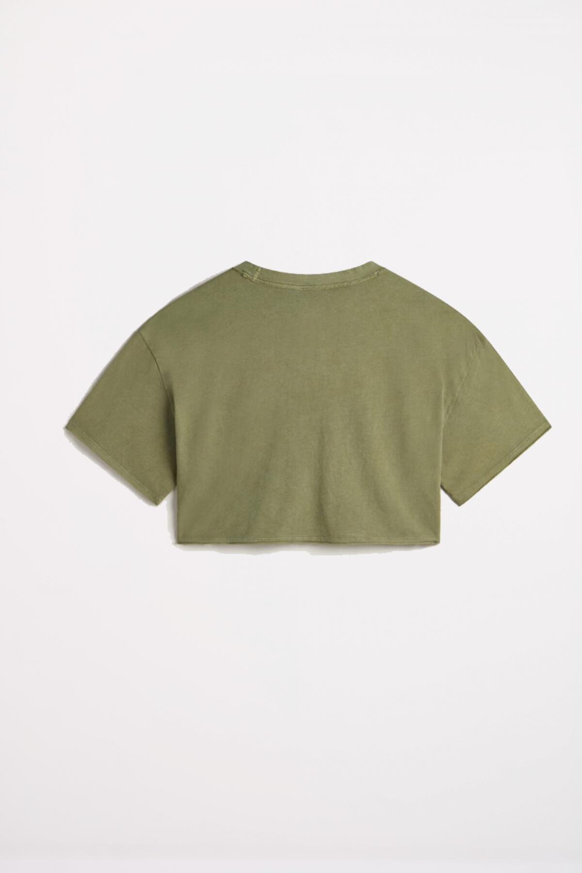 RELAXED CROP WASH SS T 4/4
