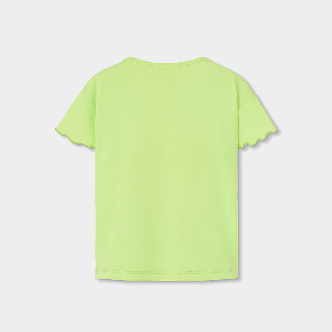 Camisetas de verano de gimnasia kids niña boboli verde 2/4
